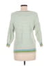Tribal 100% Cotton Green Pullover Sweater Size M - photo 2