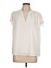 CeCe Ivory Short Sleeve Blouse Size L - photo 1