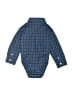 Andy & Evan Plaid Blue Long Sleeve Onesie Size 6-9 mo - photo 2