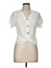 Unbranded Ivory Short Sleeve Blouse Size M (estimated) - photo 1