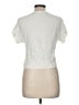 Unbranded Ivory Short Sleeve Blouse Size M (estimated) - photo 2