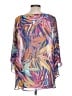 Chico's 100% Polyester Purple 3/4 Sleeve Blouse Size L - photo 2