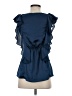 Karlie Blue Sleeveless Blouse Size S - photo 2