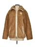 Coach Brown Faux Fur Jacket Size S - photo 1