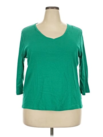 St. John's Bay 3/4 Sleeve T-Shirt (view 1)