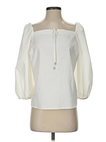 Elizabeth and James 3/4 Sleeve Blouse (view 1)