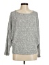 Sadie & Sage Metallic Silver Pullover Sweater Size M - photo 1