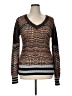 BKE Chevron-herringbone Brown Pullover Sweater Size XL - photo 1