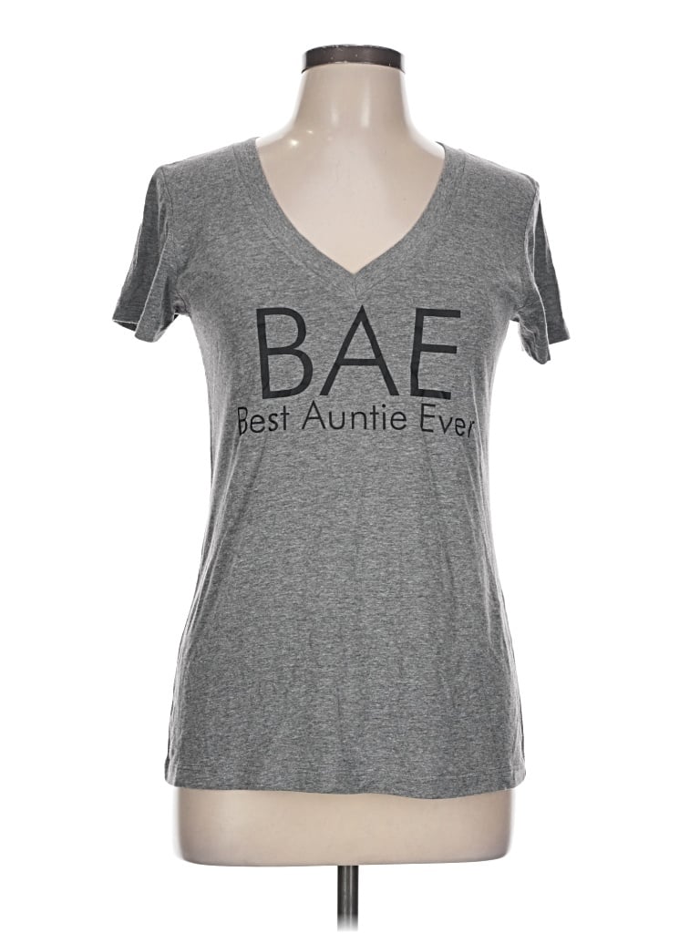 Pre-owned Next Level Apparel Short Sleeve T-shirt In Gray