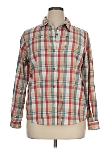 Alfred Dunner Long Sleeve Button-Down Shirt (view 1)