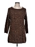 Effeci 100% Acrylic Brown Pullover Sweater Size L - photo 1