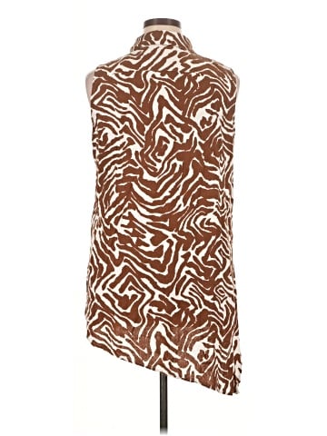 Ellen Tracy Sleeveless Button-Down Shirt (view 2)