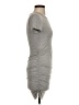 Antistar Solid Gray Casual Dress Size XS - photo 4