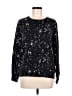 Leallo 100% Cotton Stars Black Pullover Sweater Size M - photo 1