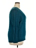St. John's Bay Chevron-herringbone Teal Pullover Sweater Size 3X - photo 4