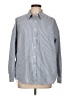 Como Vintage Stripes Blue Long Sleeve Button-Down Shirt Size L - photo 1