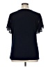 Calvin Klein 100% Polyester Black Short Sleeve Top Size XL - photo 2