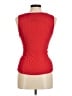 Shein 100% Polyester Red Sleeveless Blouse Size 6 - photo 2