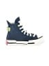 Converse Blue Sneakers Size 4 - photo 1