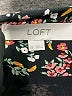 Ann Taylor LOFT 100% Rayon Floral Black Romper Size 12 - photo 4