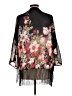 Papillon 100% Polyester Black Kimono Size L - photo 2