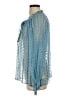 Aratta Silent Journey Stripes Blue Long Sleeve Blouse Size S - photo 5