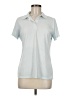 Hanes Silver Short Sleeve Blouse Size M - photo 1