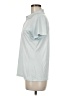 Hanes Silver Short Sleeve Blouse Size M - photo 6
