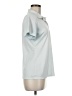 Hanes Silver Short Sleeve Blouse Size M - photo 5