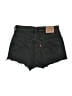 Levi's 100% Cotton Hearts Black Denim Shorts Size 27 waist - photo 2