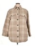 Everlane Plaid Tan Wool Coat Size XL - photo 1