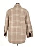Everlane Plaid Tan Wool Coat Size XL - photo 2
