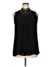 Unbranded 100% Polyester Black Sleeveless Blouse Size 1X (estimated) - photo 1