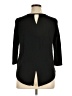 Max Studio Black 3/4 Sleeve Top Size XL - photo 2