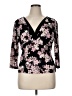 Christopher & Banks Black 3/4 Sleeve Blouse Size XL - photo 1