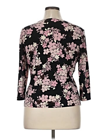Christopher & Banks 3/4 Sleeve Blouse (view 2)