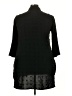 Blooming Jelly 100% Polyester Black 3/4 Sleeve Blouse Size XXL - photo 2