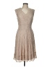 Rabbit Rabbit Rabbit Designs Tan Cocktail Dress Size 12 - photo 1