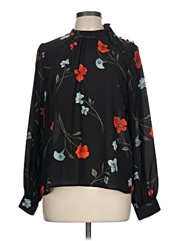 CeCe Long Sleeve Blouse (view 1)