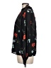 CeCe 100% Polyester Black Long Sleeve Blouse Size L - photo 5