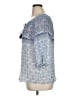 Como Blu 100% Rayon Blue 3/4 Sleeve Blouse Size XL - photo 5