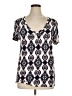 Mudd Ivory Short Sleeve Blouse Size XL - photo 1