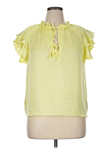 Steve Madden Short Sleeve Blouse (view 1)