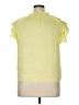 Steve Madden 100% Polyester Yellow Short Sleeve Blouse Size XL - photo 2
