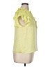Steve Madden 100% Polyester Yellow Short Sleeve Blouse Size XL - photo 4