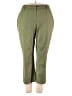 Kasper Solid Green Casual Pants Size 18 - photo 1