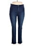 NYDJ Solid Blue Jeans Size 14 - photo 1