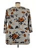 Market and Spruce Floral Gray Pullover Sweater Size 2X - photo 2