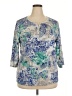Karen Scott Blue Pullover Sweater Size 3X - photo 1