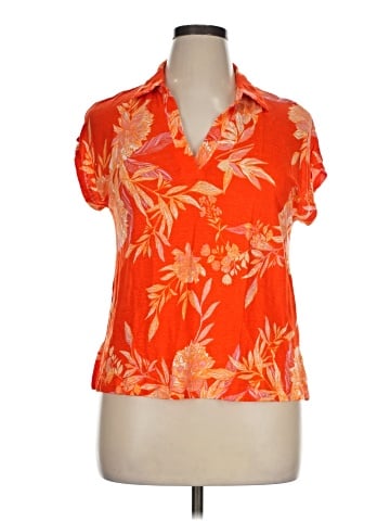 Cynthia Rowley TJX Short Sleeve Blouse (view 1)